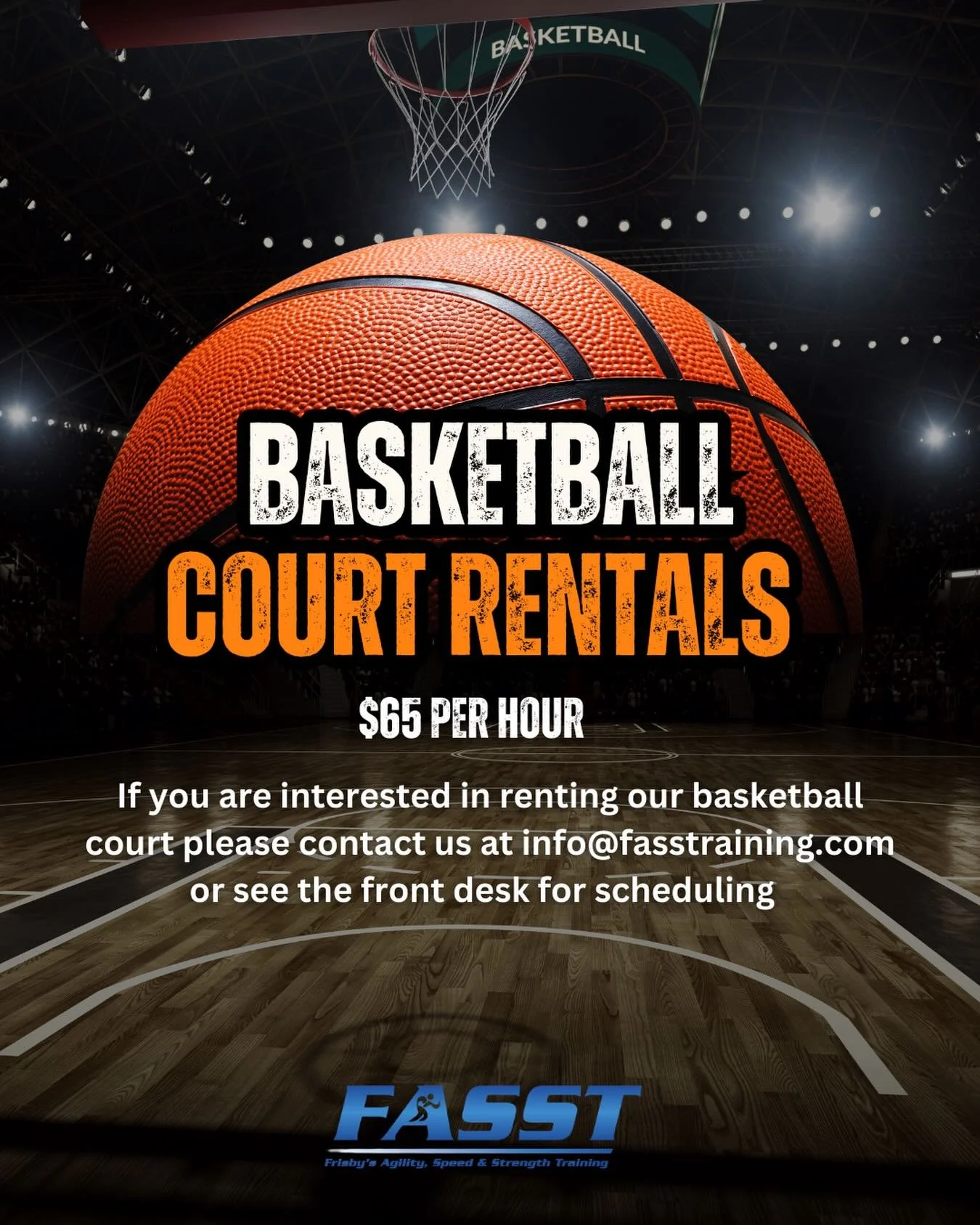 Need a court? We&rsquo;ve got you covered 

Our basketball court rentals are perfect for team practices, skill sessions, and private workouts

Book your time, bring your friends, and get to work 🏀