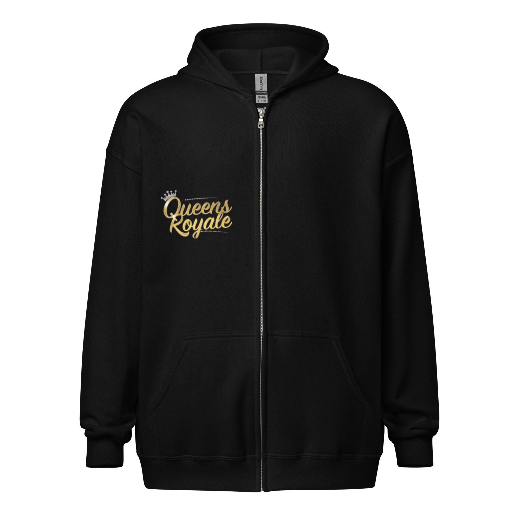 "Queens Royale" Unisex Heavy Blend Zip Hoodie