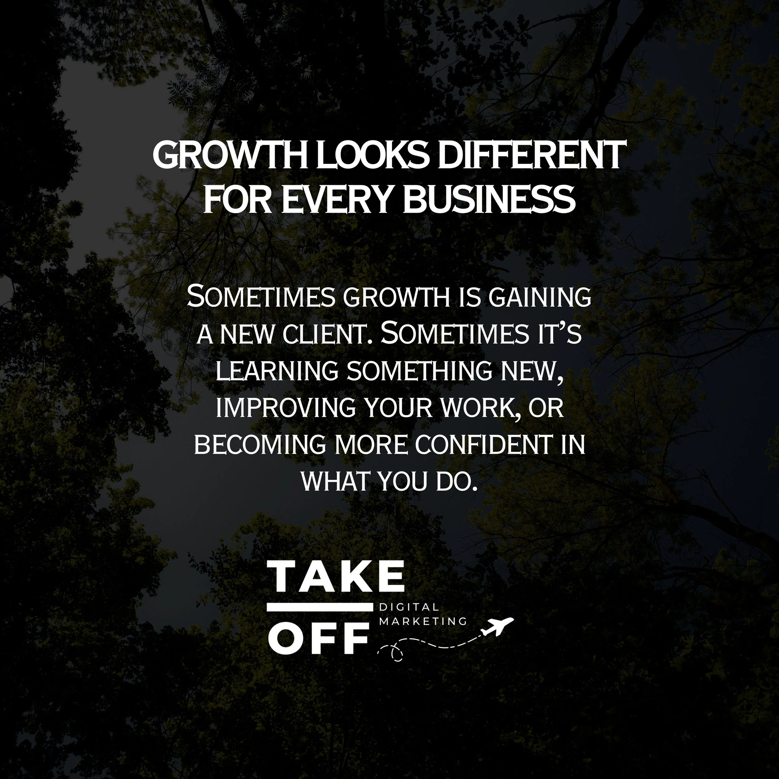Sometimes growth is gaining a new client. 🌱

Sometimes it&rsquo;s learning something new, improving your work, or simply becoming more confident in what you do.

Whatever growth looks like for you, be proud of it! 📈

#motivation #monday #growth #sm