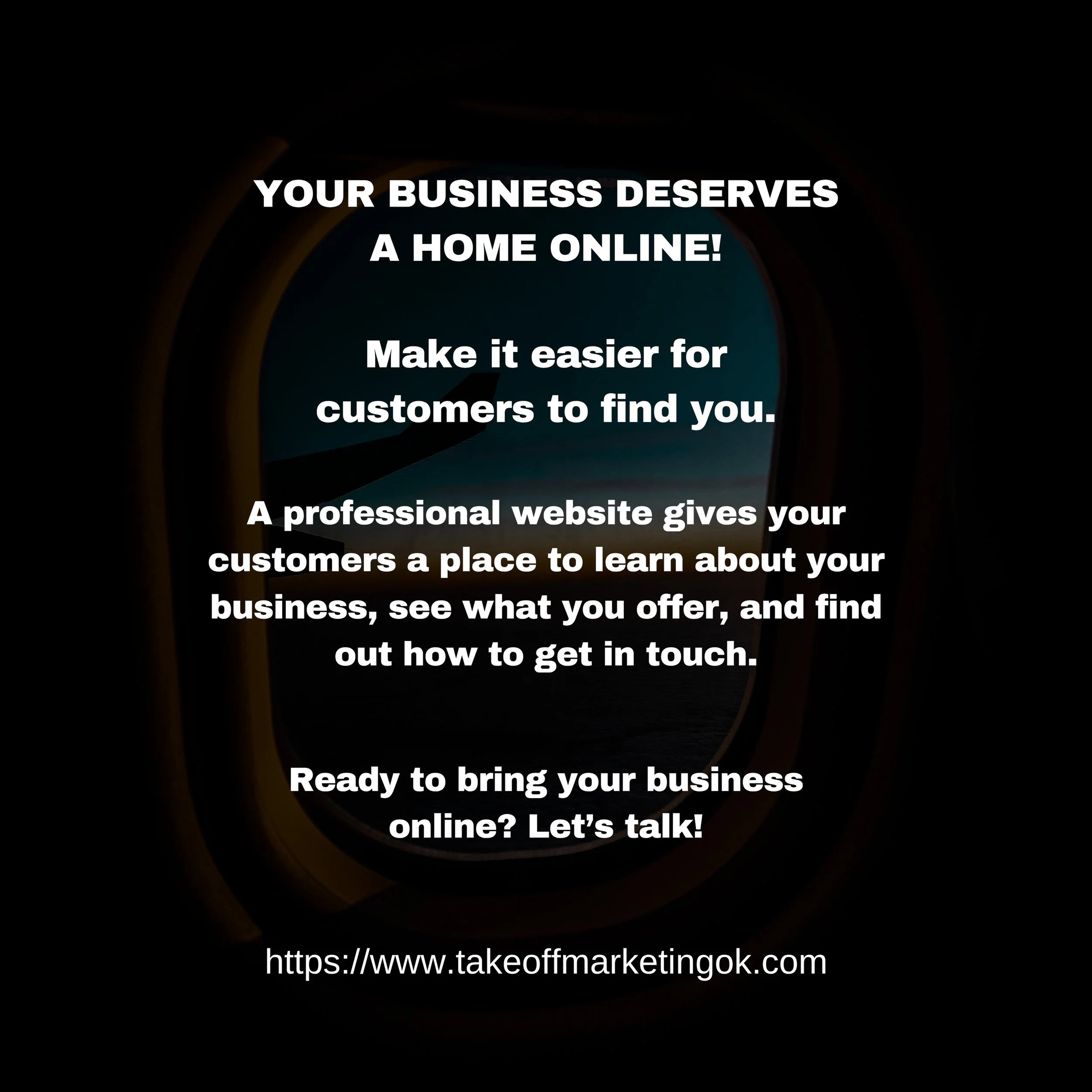 Your business deserves a home online! 💻 

Your website should do more than just look good. It should help your customers understand what you offer and make it easy for them to connect with you.

If you&rsquo;re ready to build your website, we&rsquo;