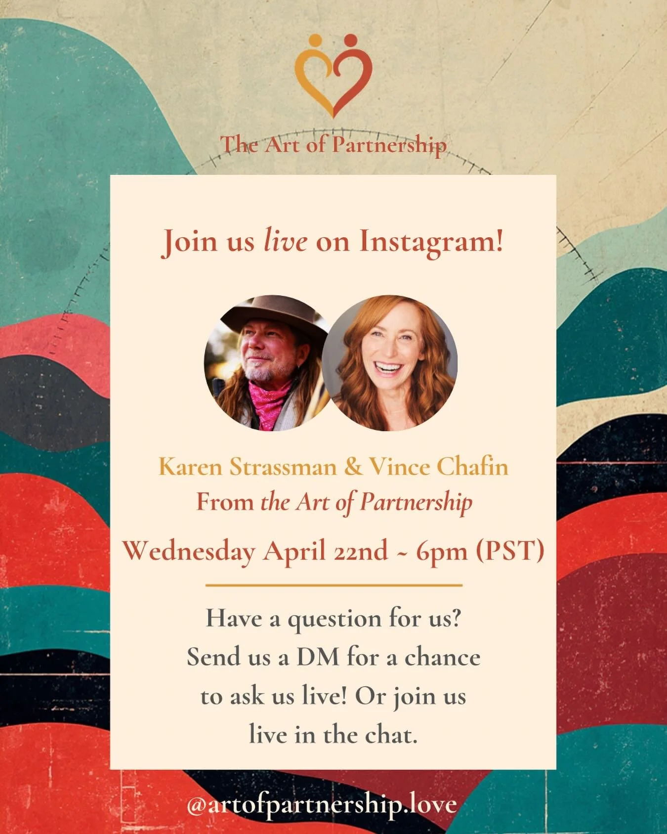 Join us for our next Instagram live coming up in five days!

If you have a partnership question you&rsquo;d like to ask us either join us live in the chat and/or DM us now! We will answer as many as we can while also talking about our upcoming Master