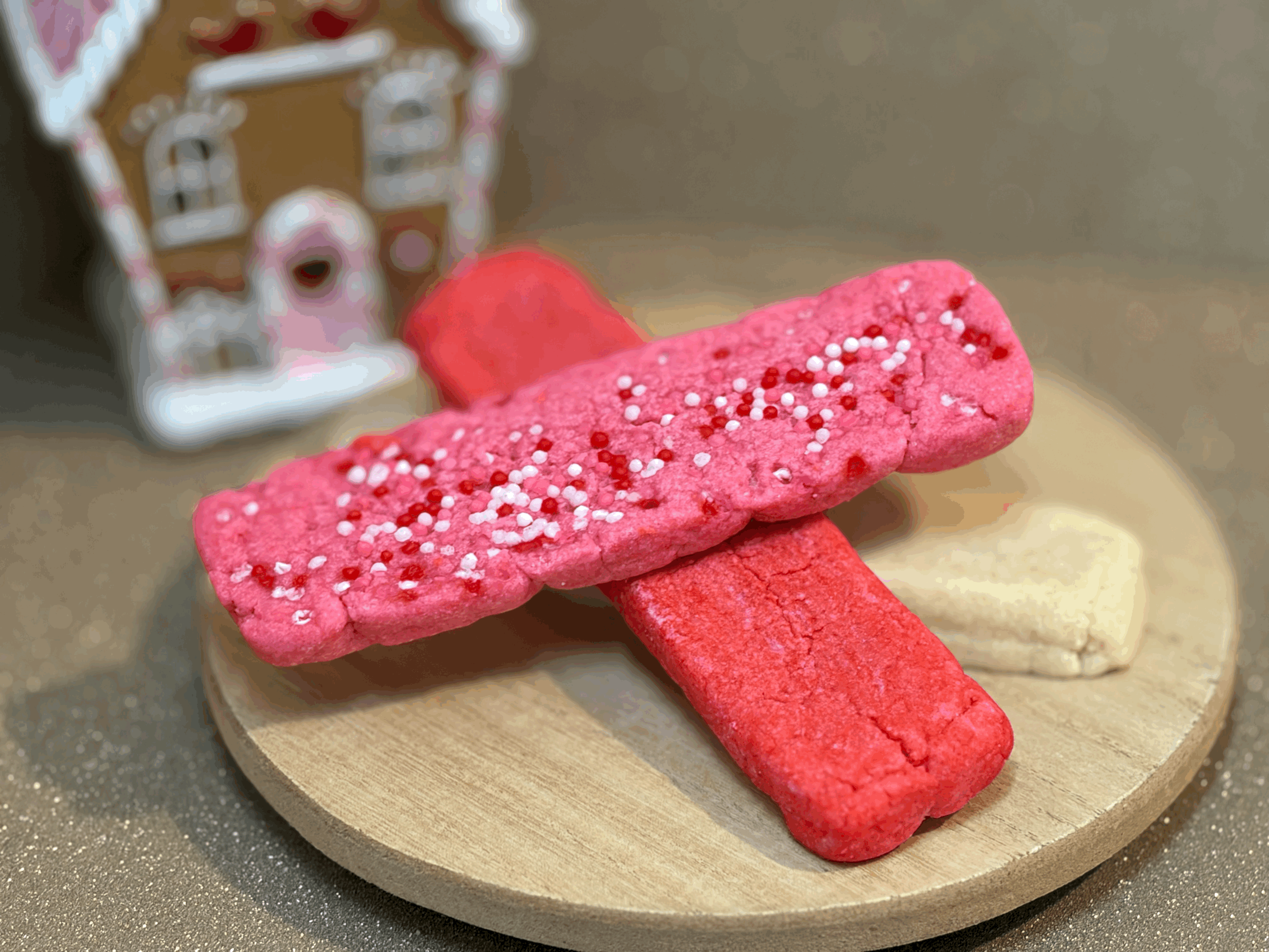 Swirled Shortbread Cookies