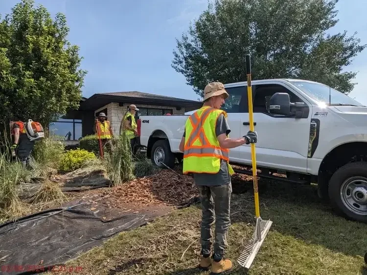 Liam's landscaping services in Calgary