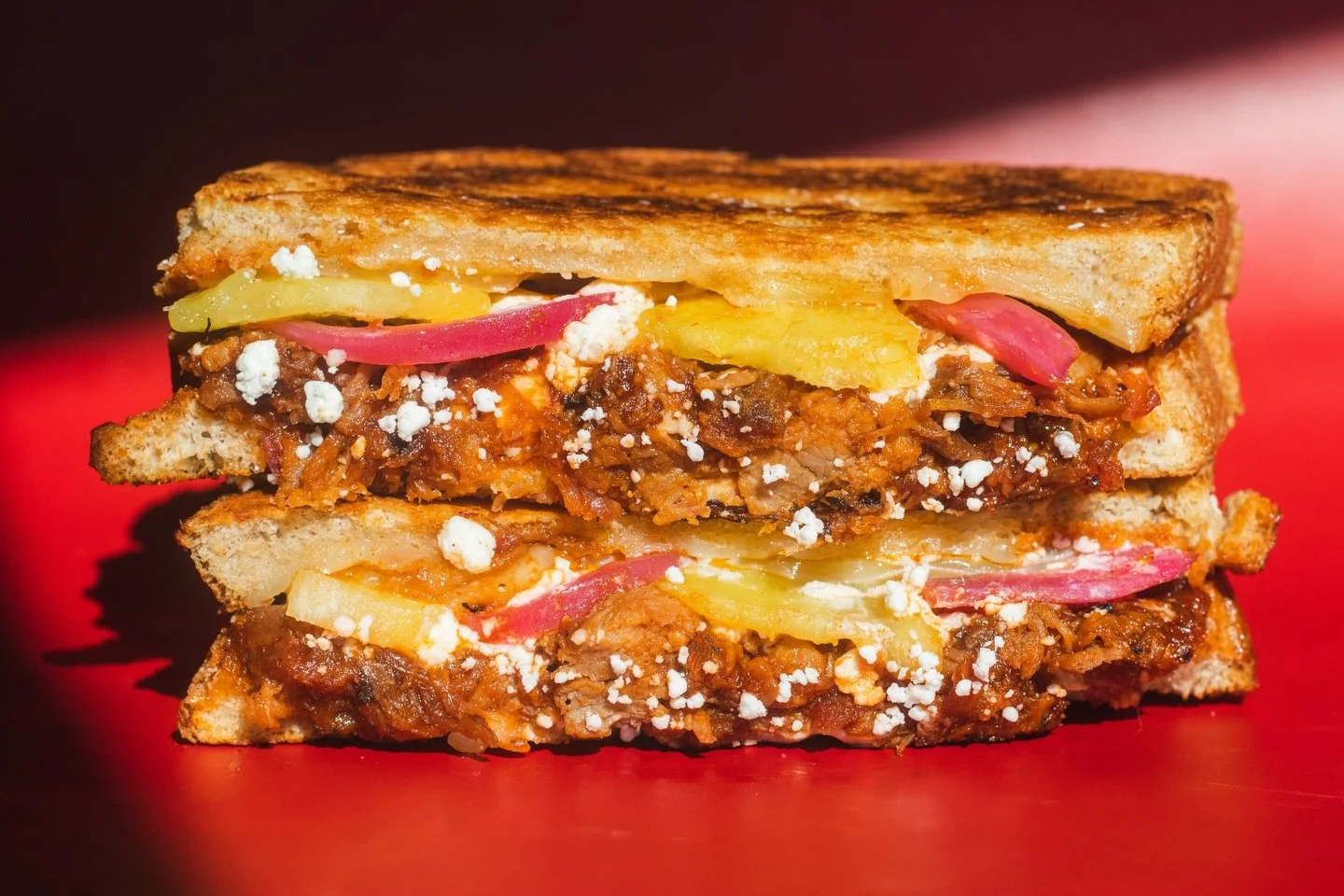 say YESSSSSS cuz THE YES PORKIN&rsquo; WAY IS BACK 🙌

bbq pulled pork. pineapples. pickled red onions. goat cheese. cheddar cheese. sourdough bread.

$3 from each yes porkin&rsquo; way sold at our north conway location supports&nbsp;@popelibrary 💙
