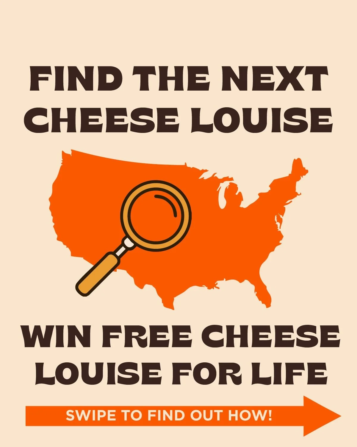 yes, this is a repost! and yes, free cheese louise for life is on the table. we just need your help finding our next location. time to get to work 🔍

(you can comment for fun and we LOVE all of your energy, but if you are serious about finding a loc