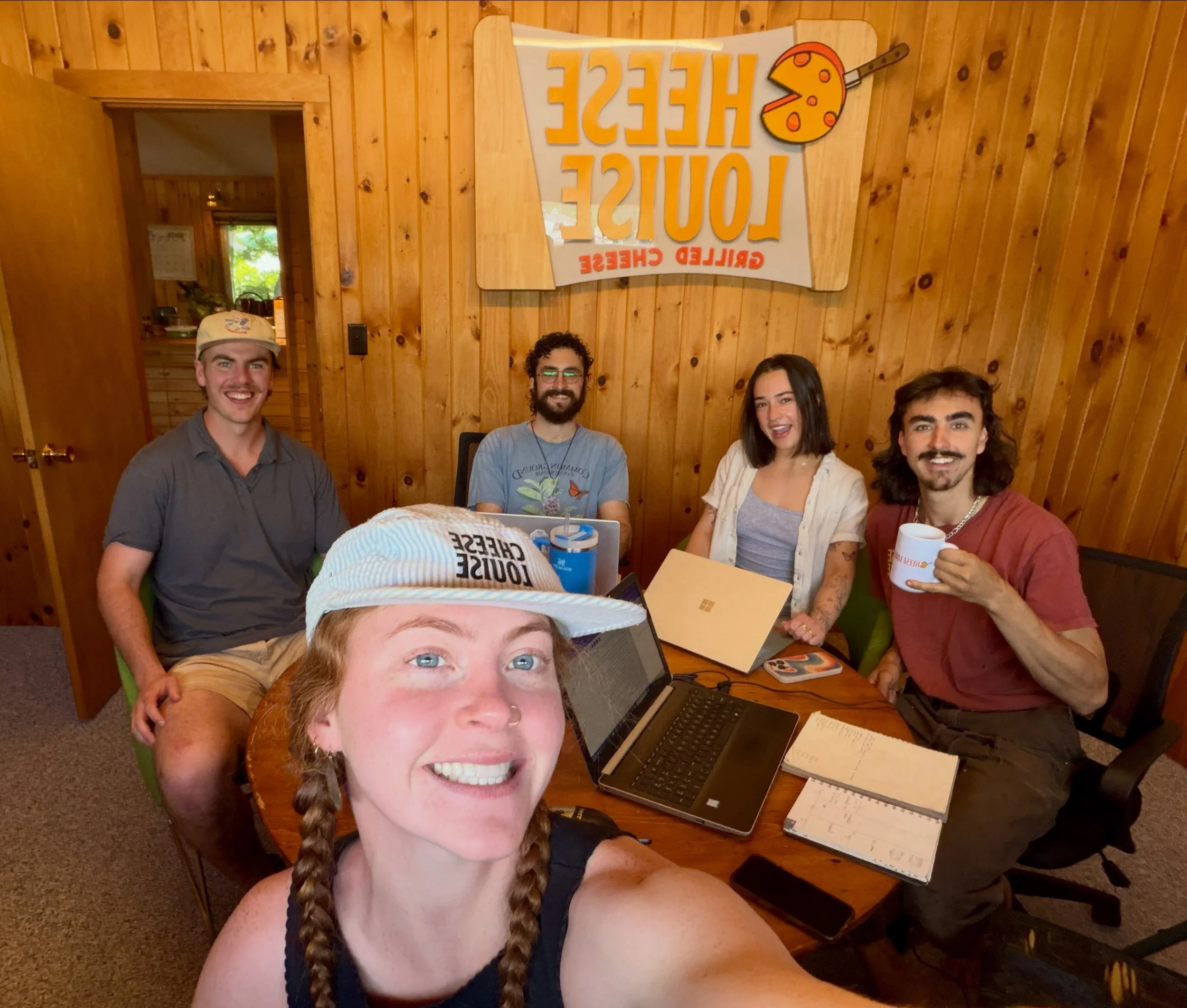 me and my friends at work! 🫶🏻

i told everyone i needed a selfie for marketing purposes but mostly i just wanted an up to date picture of me and my friends in 2026
