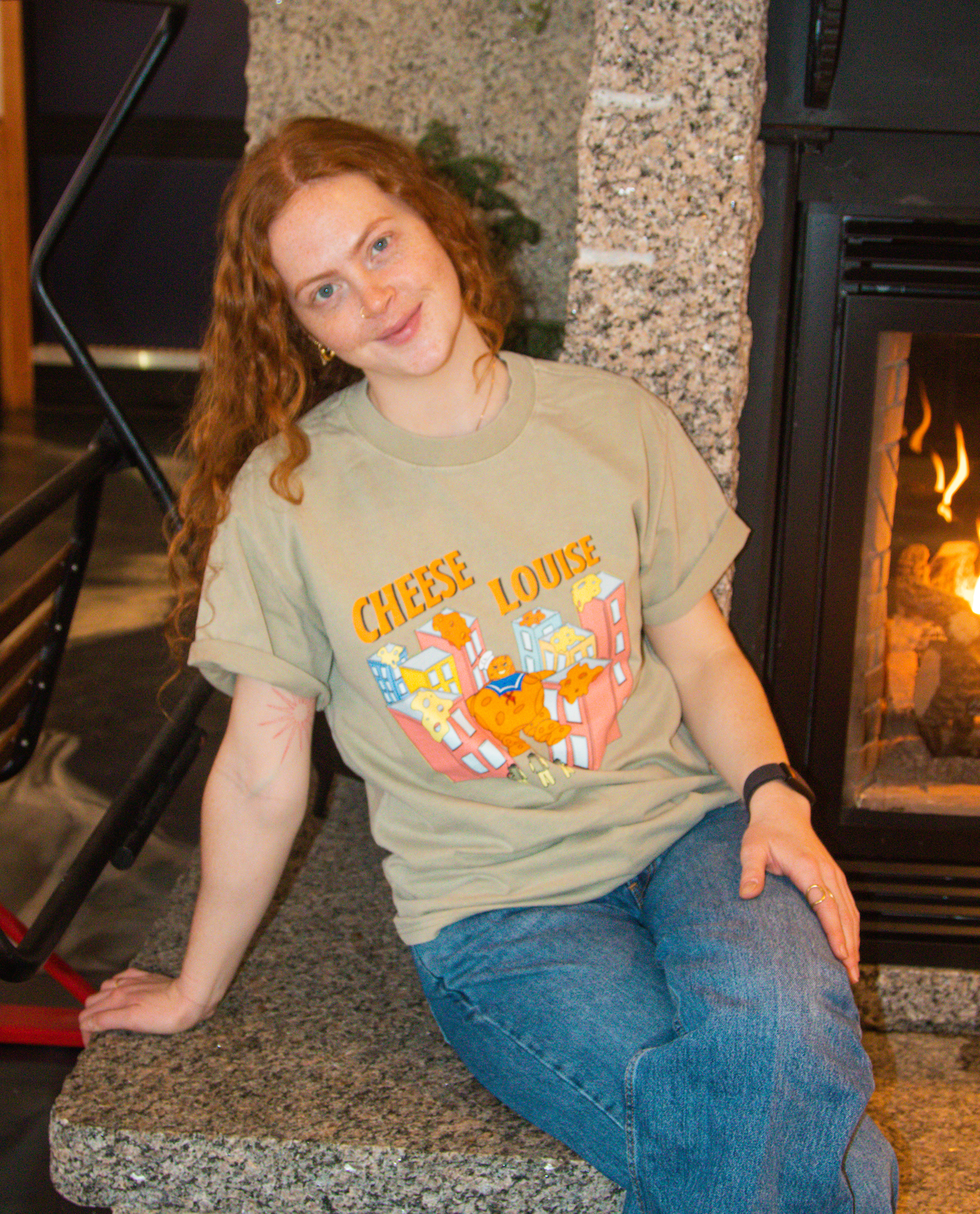 Cheese Busters Oversized Tee