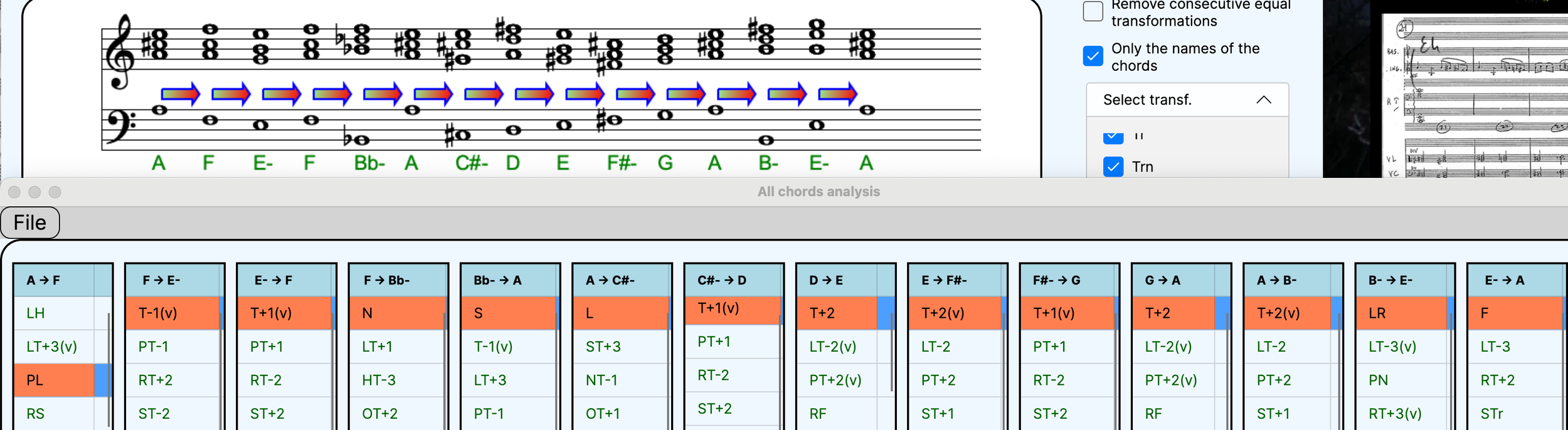 Harmonic analysis section B Dracula Wojciech Kilar