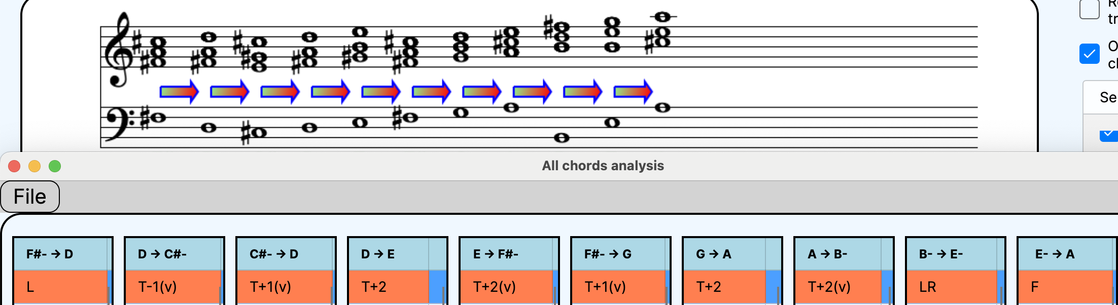 Harmonic analysis section F Dracula Wojciech Kilar