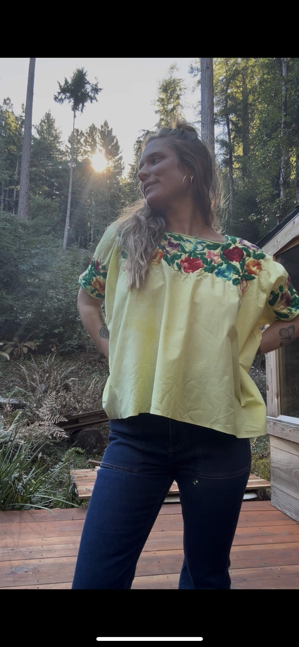 Flower Marigold Blouse