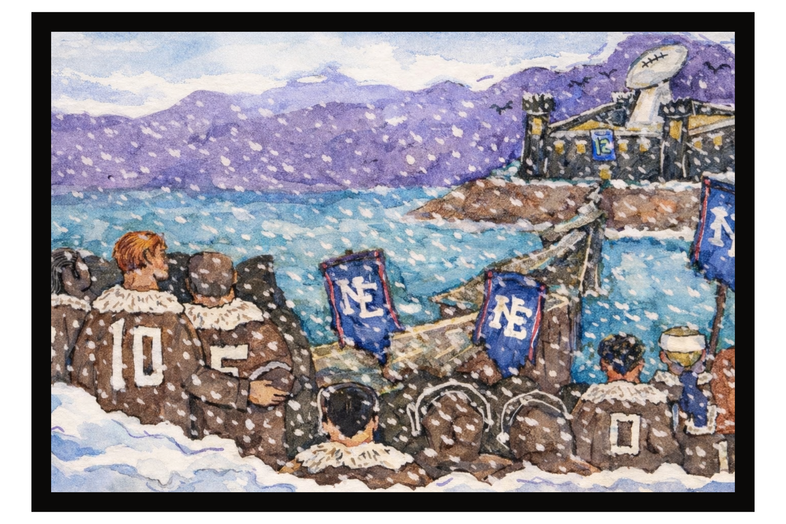 Winter is Coming 36x24 Framed Print