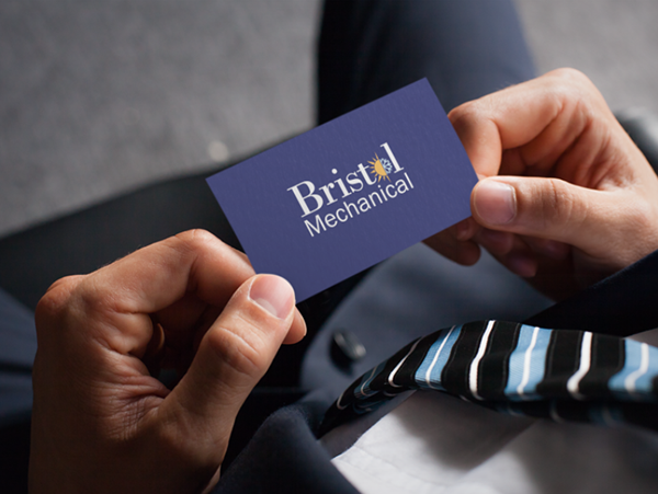 Business Card Design for "Bristol Mechanical LLC." (2022) - Bristol, RI