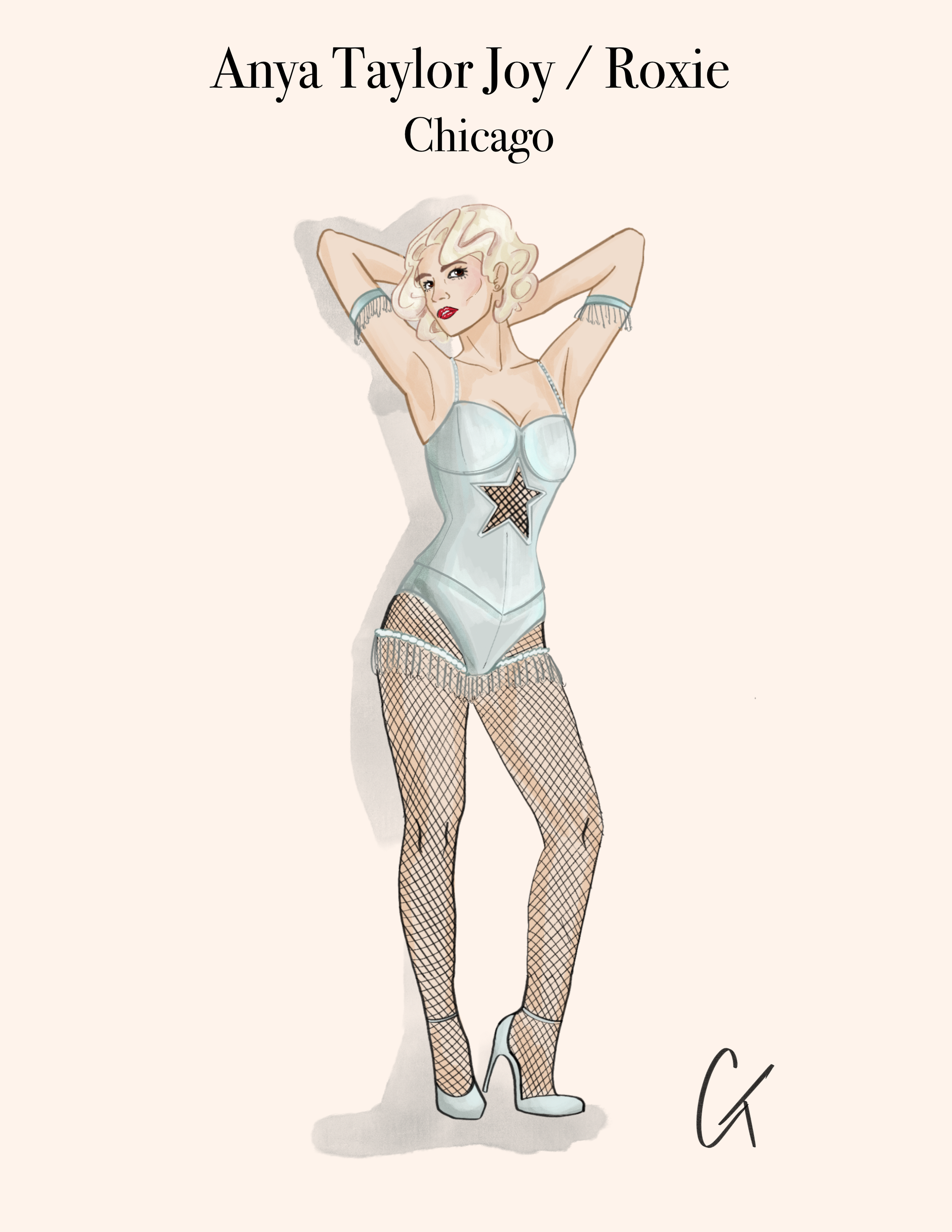Chicago - Anya Taylor Joy - Design Concept/Rendering (Digital)