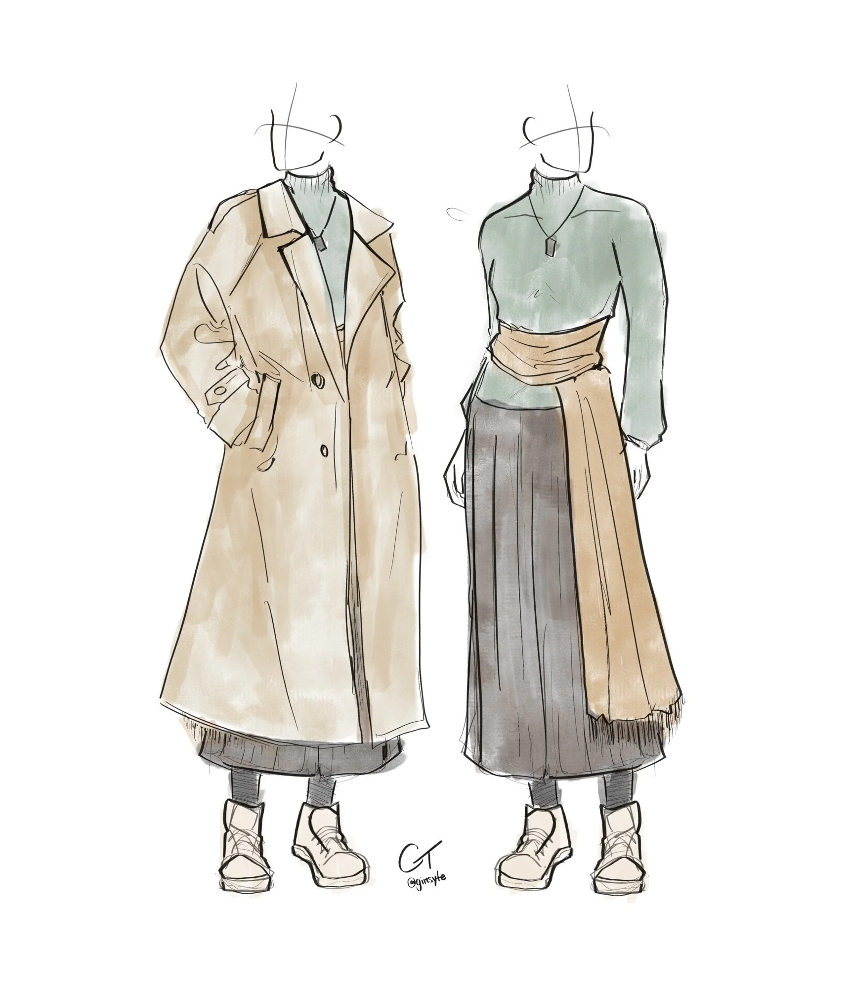 Design Rendering (Fall Collection 2025)