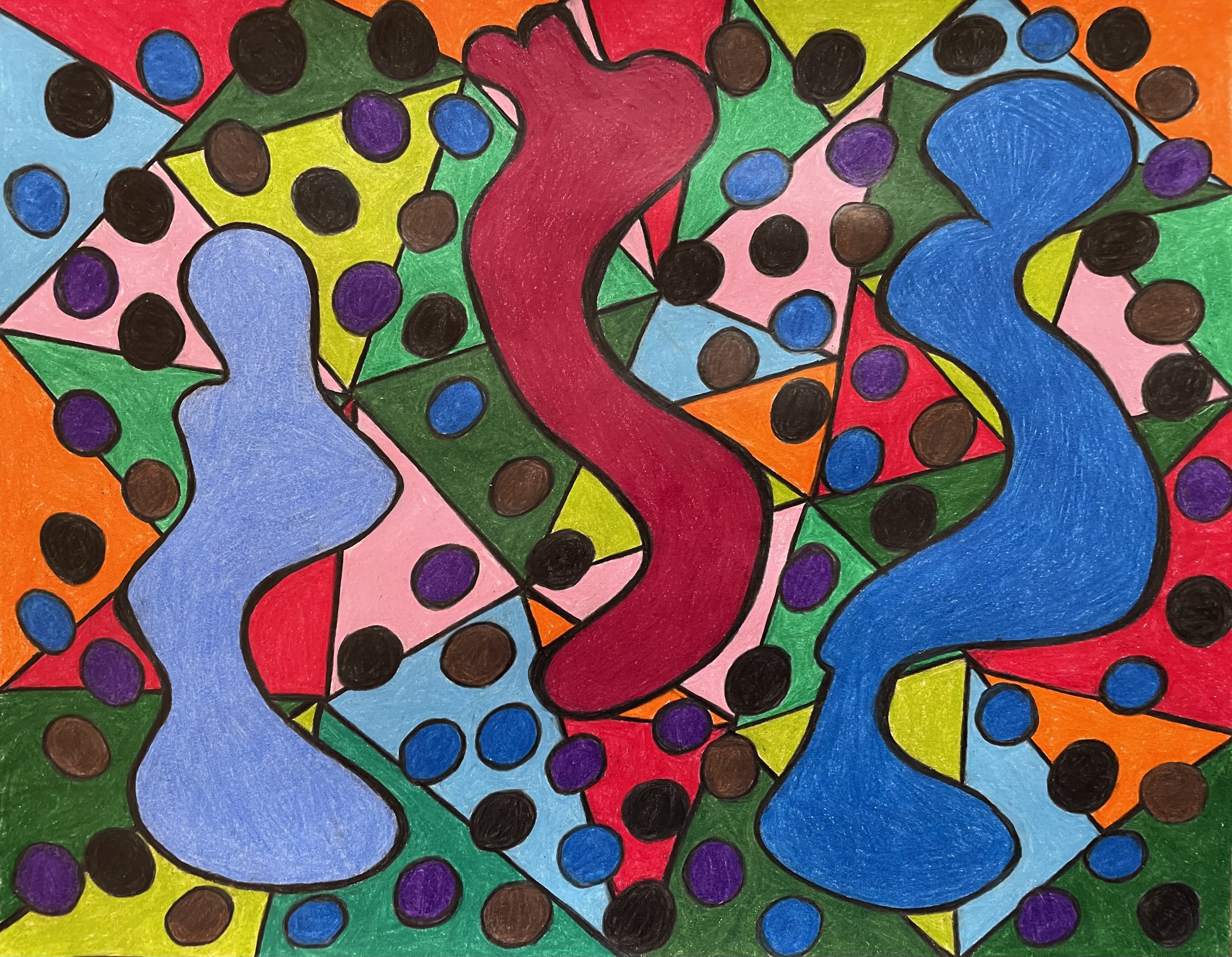 "Celebration of Our Uniqueness" (2026)
Original Artwork by McAllister©
Oil-based colored pencil on paper, 11" X 14"  
