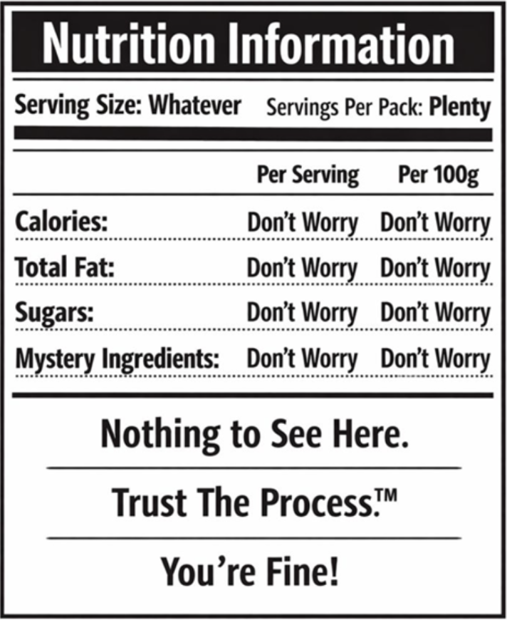What Counts and What Gets Counted: On nutrition labels, bioactives, and learning to eat again