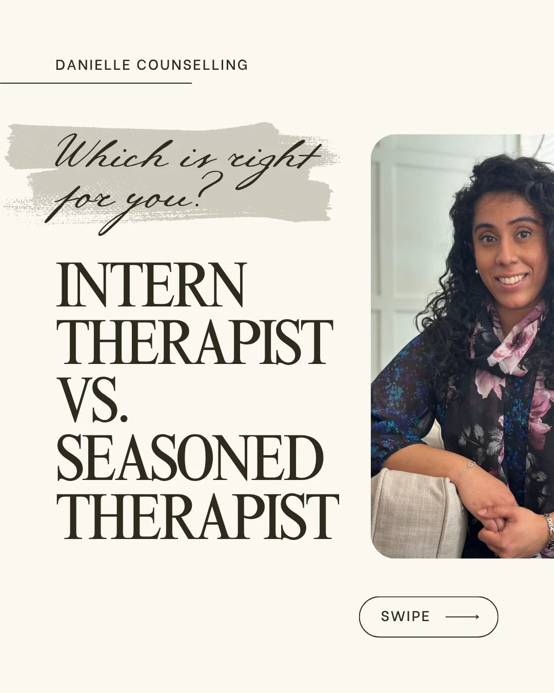 Wondering whether to see a student therapist or a seasoned clinician?
You&rsquo;re not alone &mdash; it&rsquo;s one of the most common questions we hear.

Both provide compassionate, evidence-based care &mdash; but the right fit depends on your goals