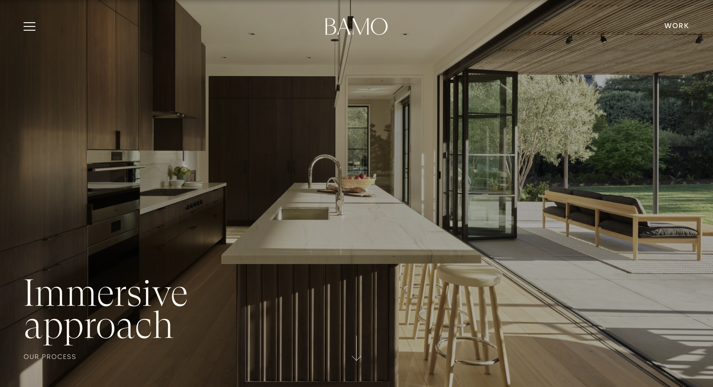 BAMO website hero image for article "Best high-end portfolio layouts for creative professionals"