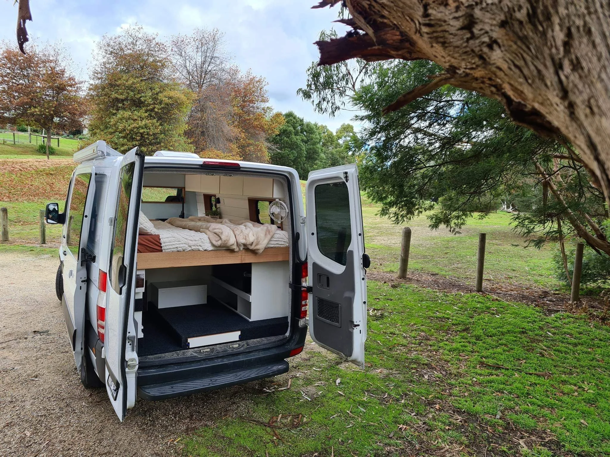 “Joel was amazing. He was so accommodating and delivered more than I expected. He is very professional and his work is of the highest standard.I highly recommend Cozy Road Campers and only have positive things to say about Joel and his company.”
[Pri