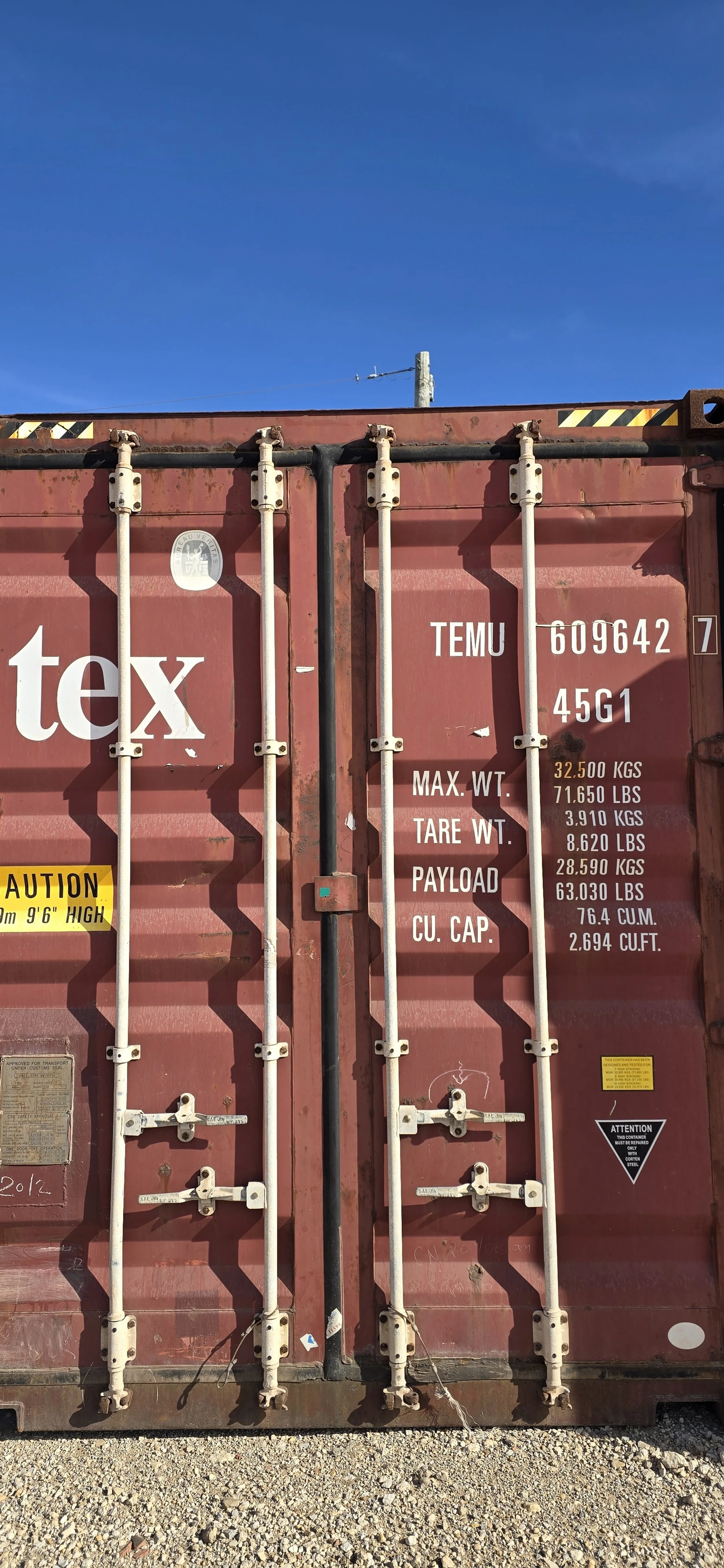 40 Ft High Cube Used Container located in Fort Worth