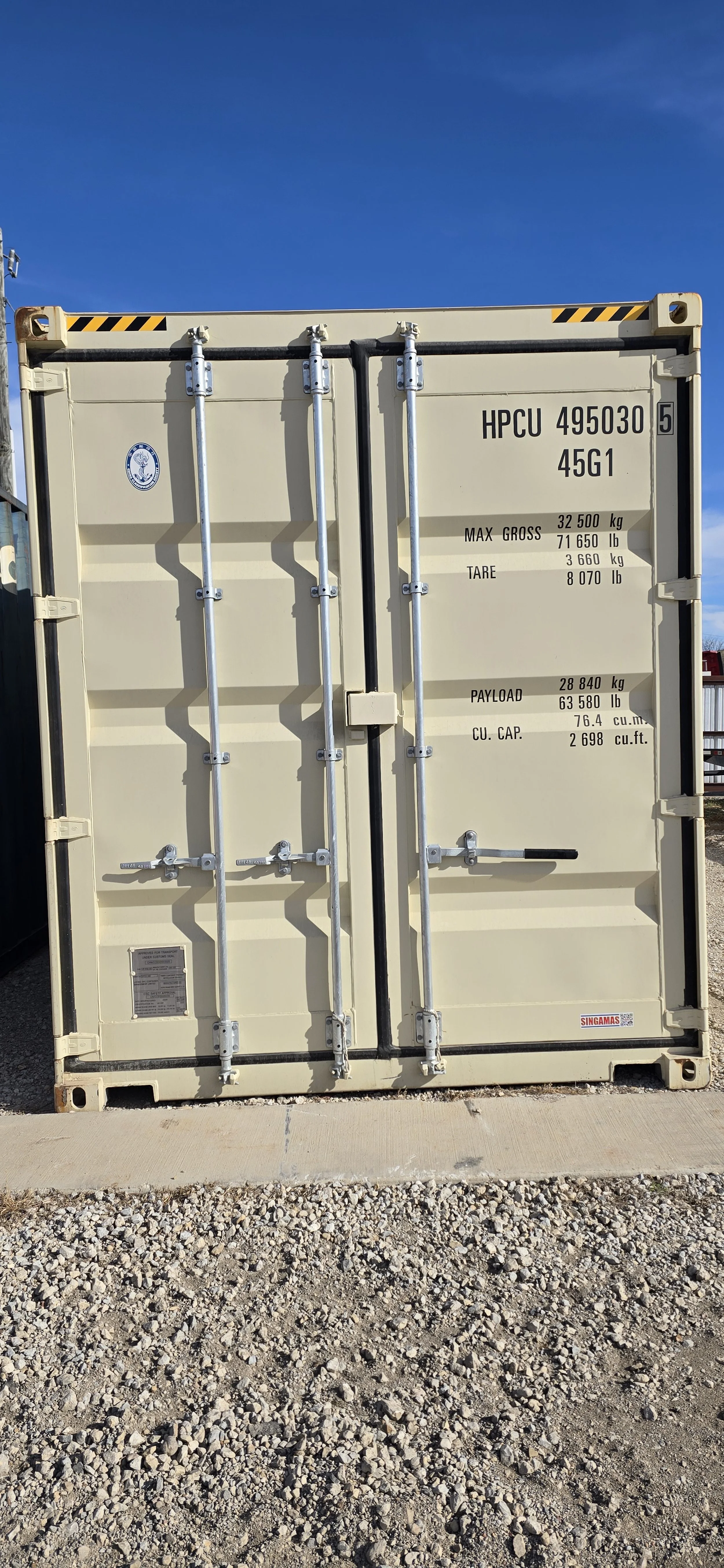 40 Ft High Cube New/One Trip Container located in Fort Worth