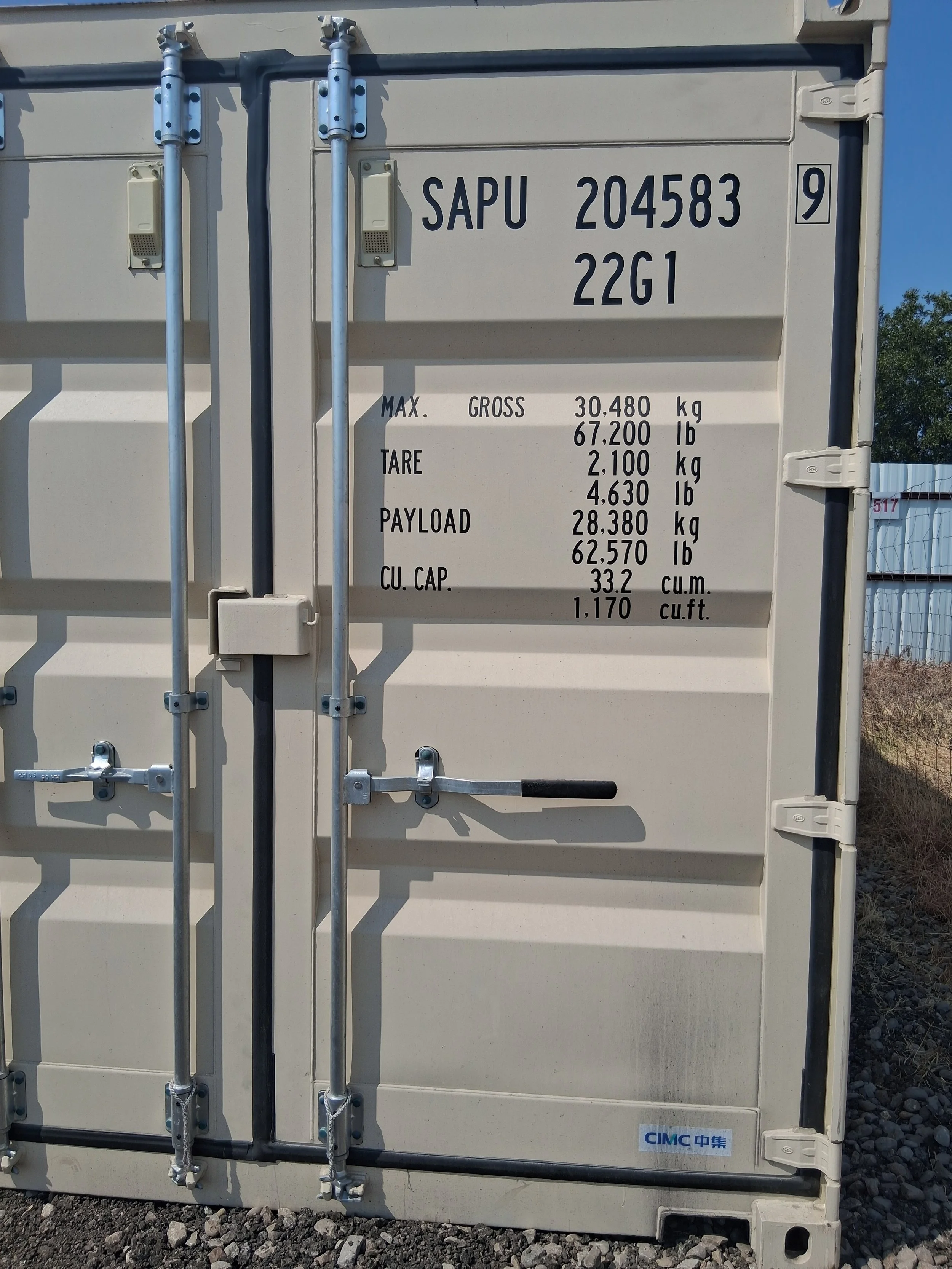 One-Trip 20ft Container – Easy-Open