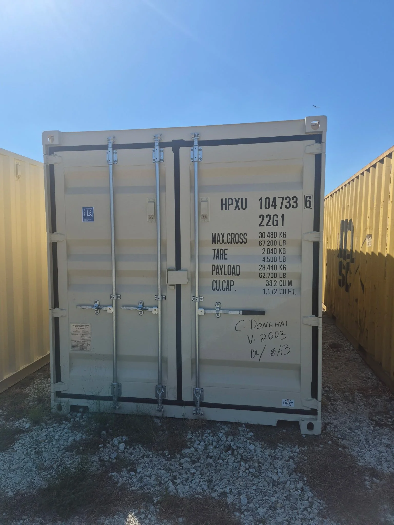 One-Trip 20ft Container – Easy-Open Kaufman