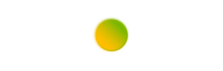 Green and yellow circle with a yellow line extending to the right