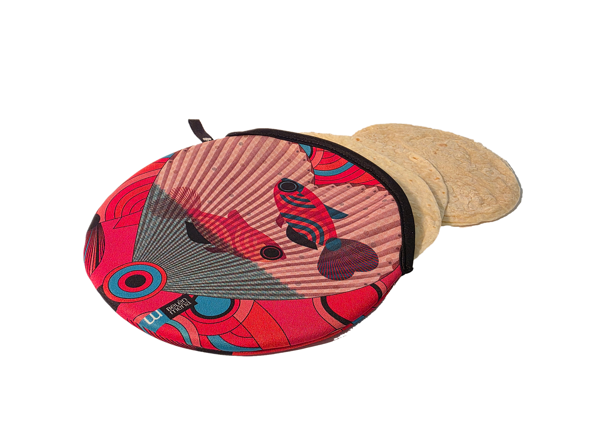 GUARDA TORTILLA PEZ ROJO