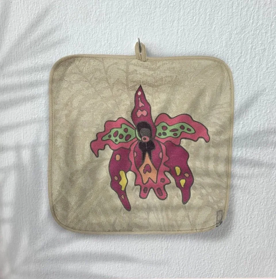 TOALLITA ORQUIDEA FUCSIA