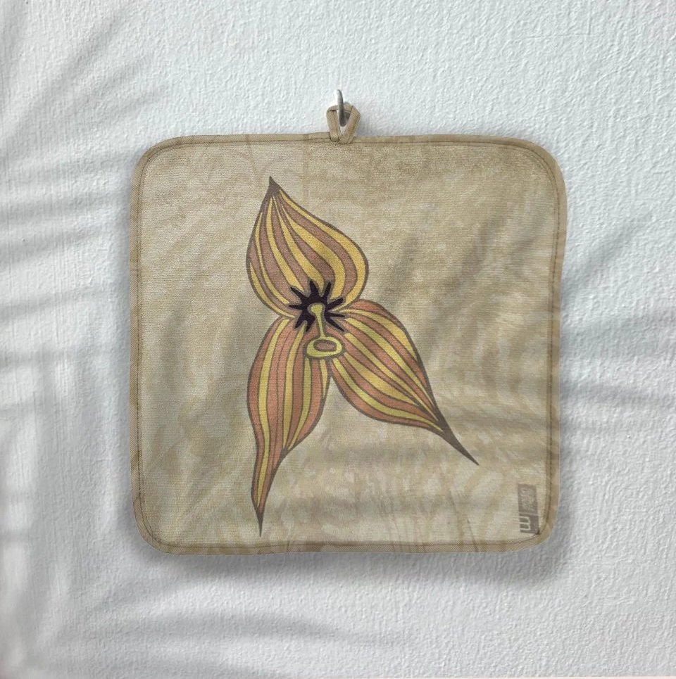 TOALLITA ORQUIDEA NARANJA