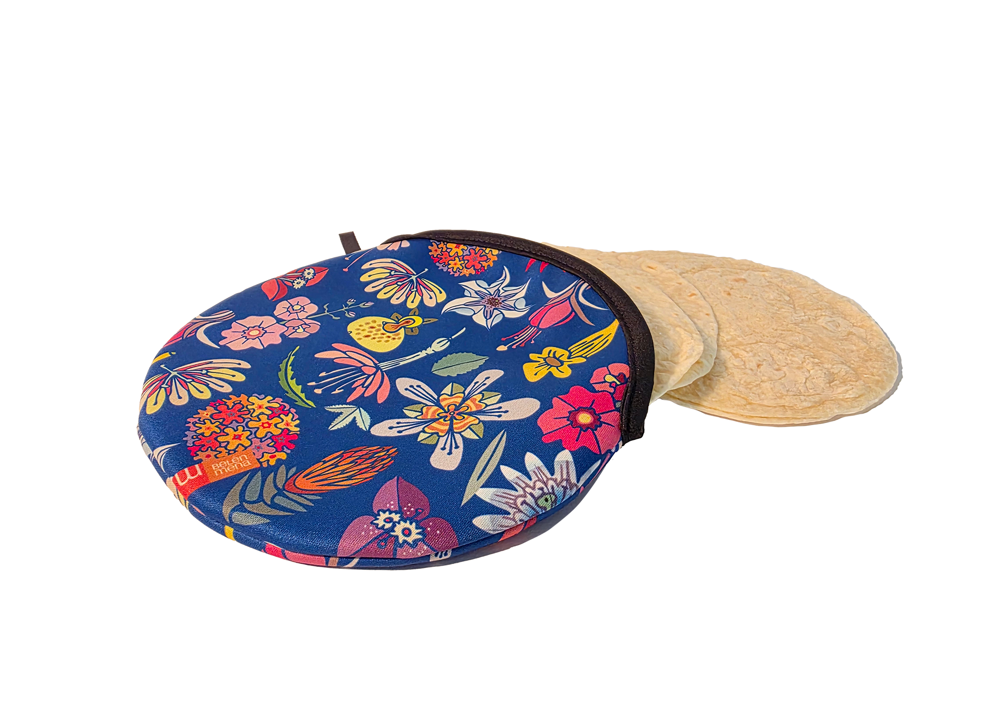 GUARDA TORTILLA AZUL FLORAL