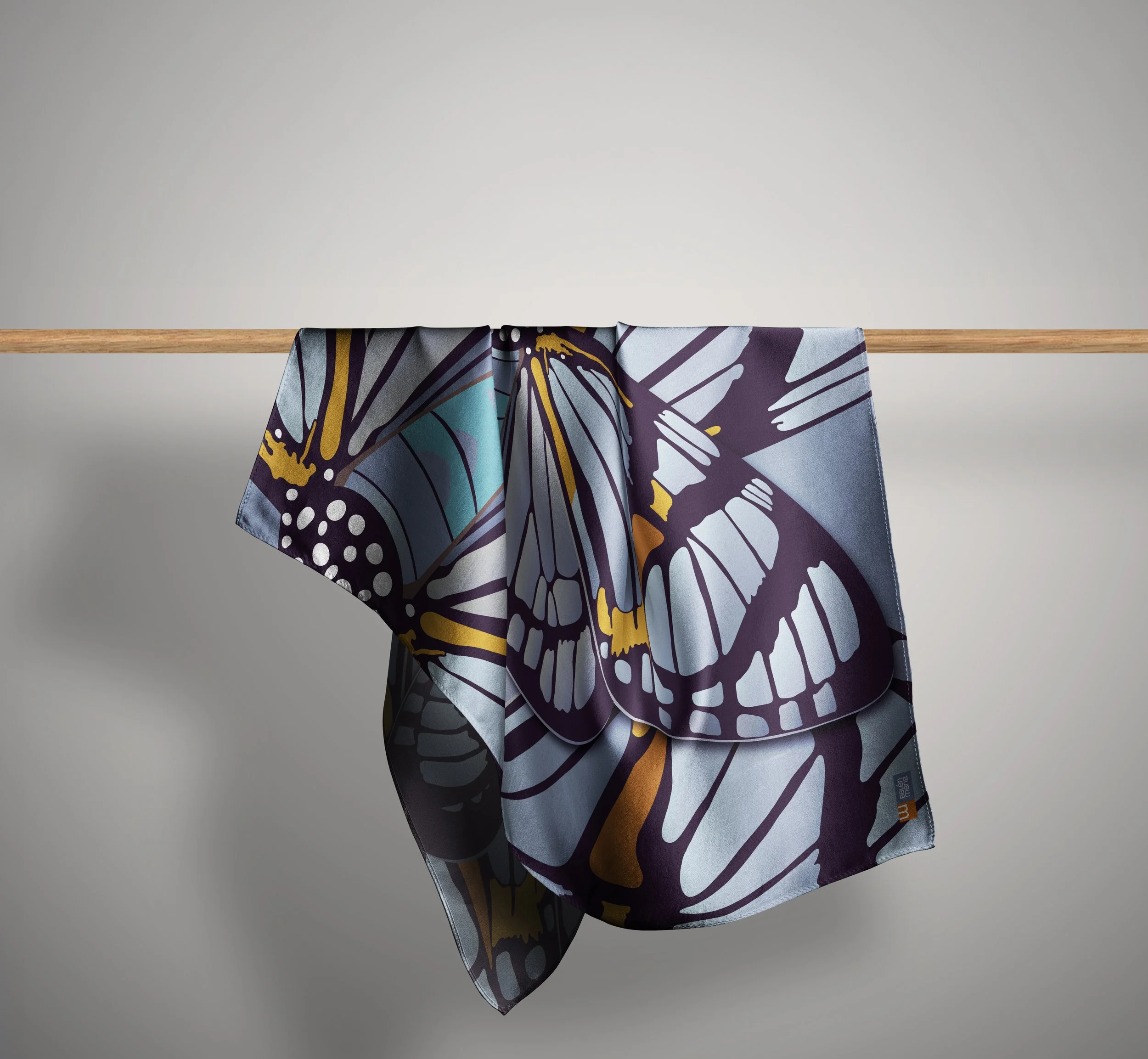 PAÑUELO POLILLA AZUL