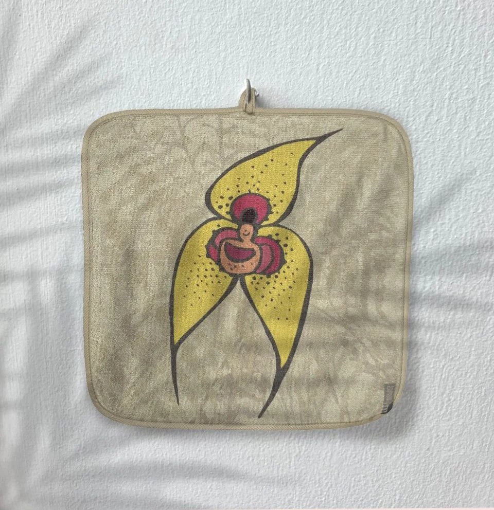 TOALLITA ORQUIDEA NARANJA