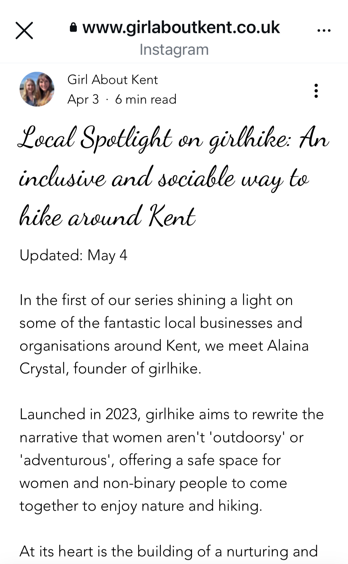 Girl About Kent Blog