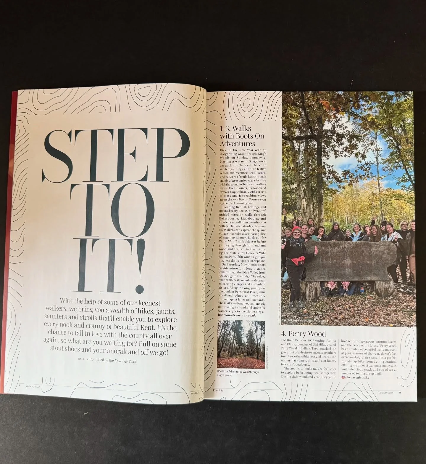 🥾STEP TO IT!! 🥾 HNY! ❄️
Kicking 2026 off with this lovely piece in the January Issue of @kentlifemag showcasing some of the beautiful hikes and trails across Kent for you to try&hellip;.there really is something for everyone and we&rsquo;re in grea