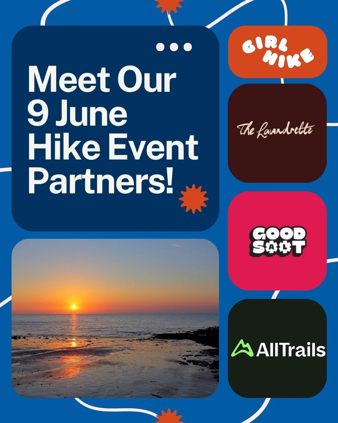 Say hello to our hike event partners! 🤝💫

In addition to our amazing friends at @thelaundrettemargate where we will be hosting our event, we are SO EXCITED to announce TWO additional partners for this hike! 💥

👉 First up with have Broadstairs bas