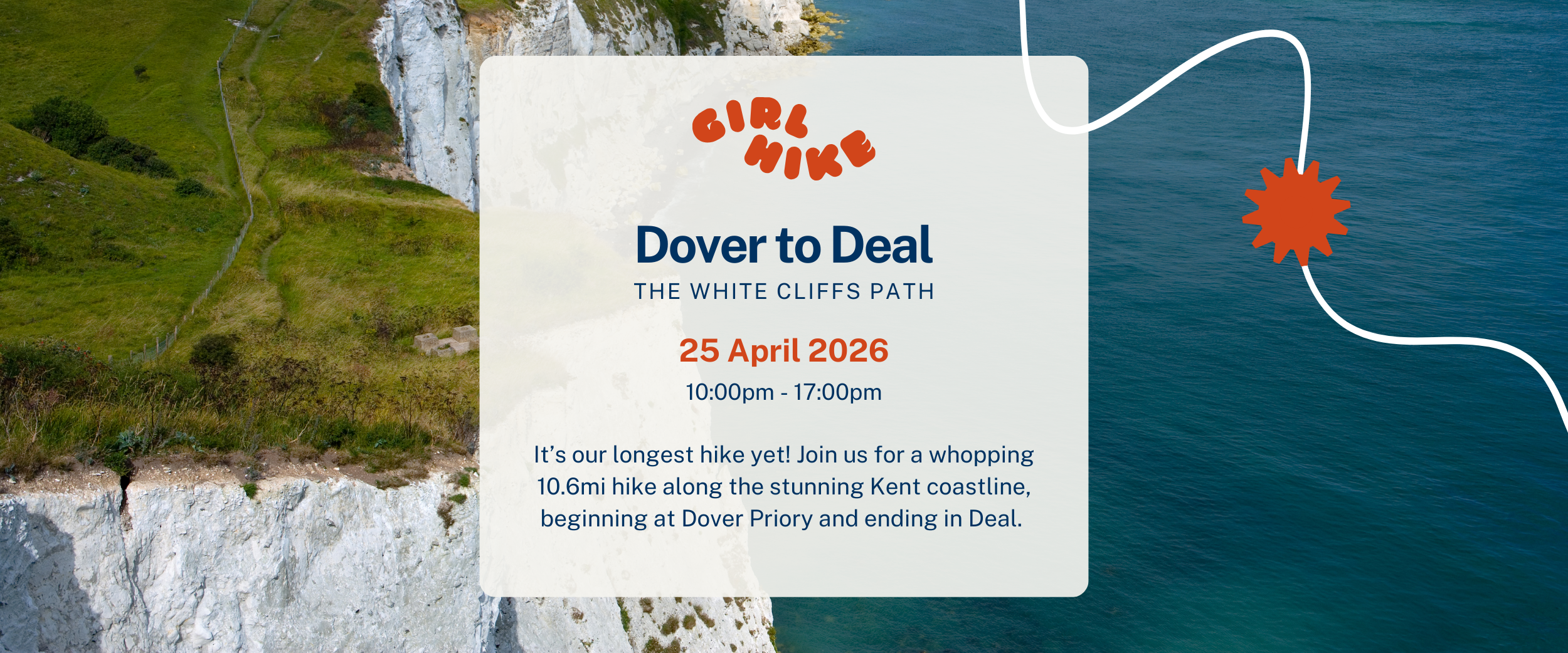 25 April: Dover to Deal, The White Cliffs Path