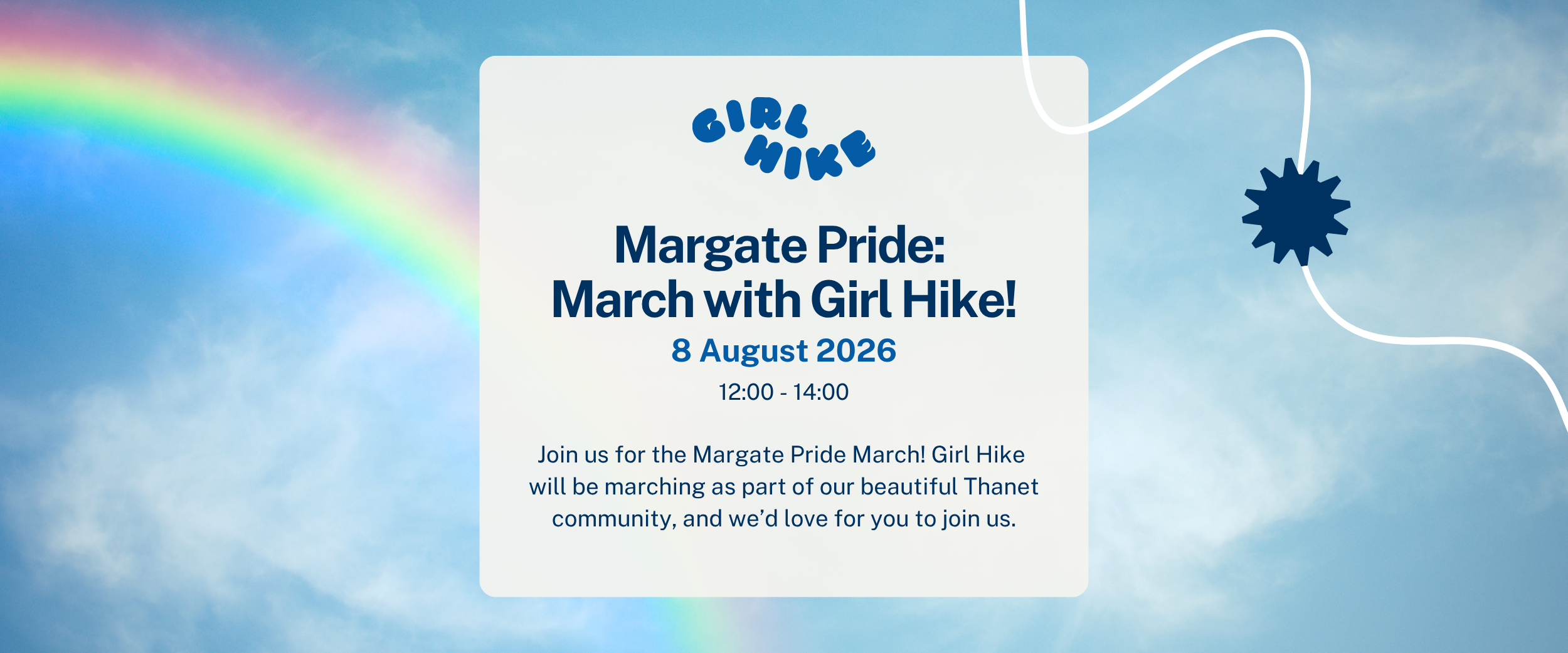 8 August - Margate Pride: March with Girl Hike!
