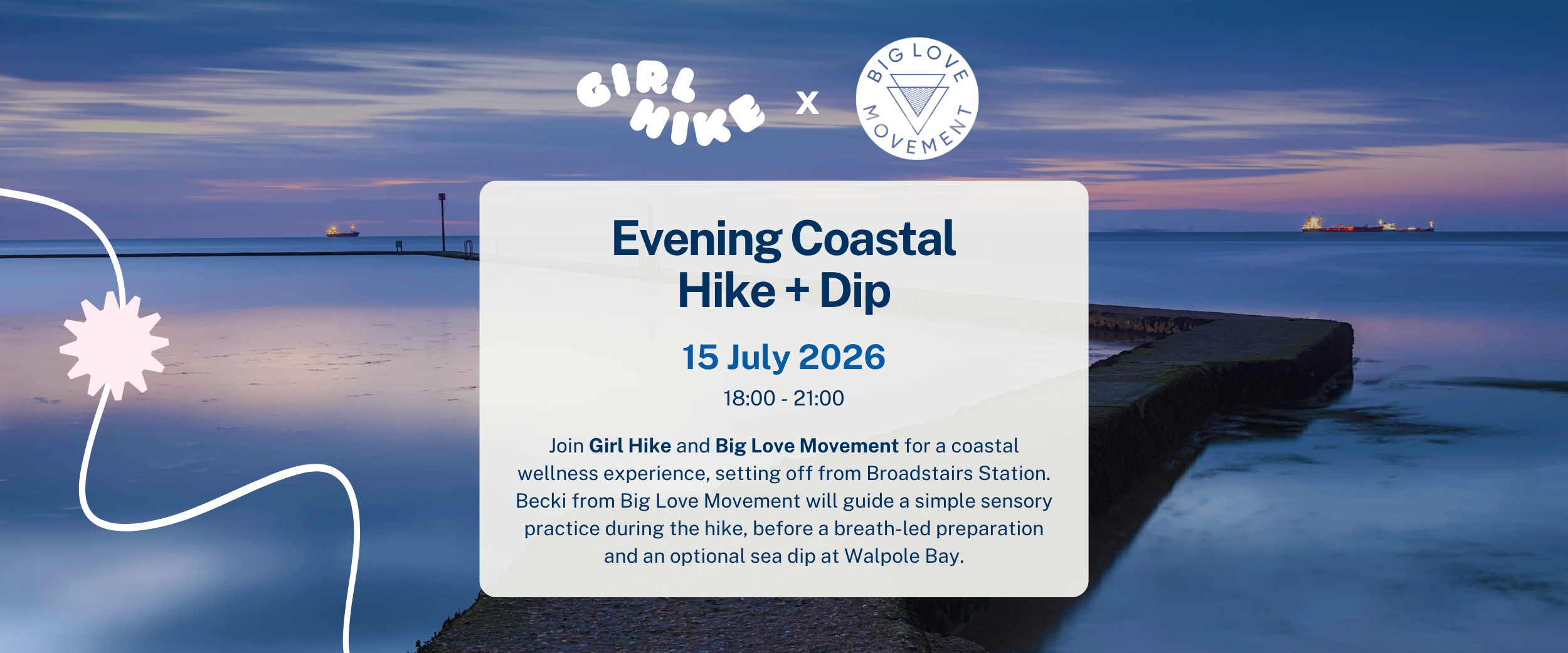 15 July: Girl Hike x Big Love Movement: Evening Coastal Hike + Dip