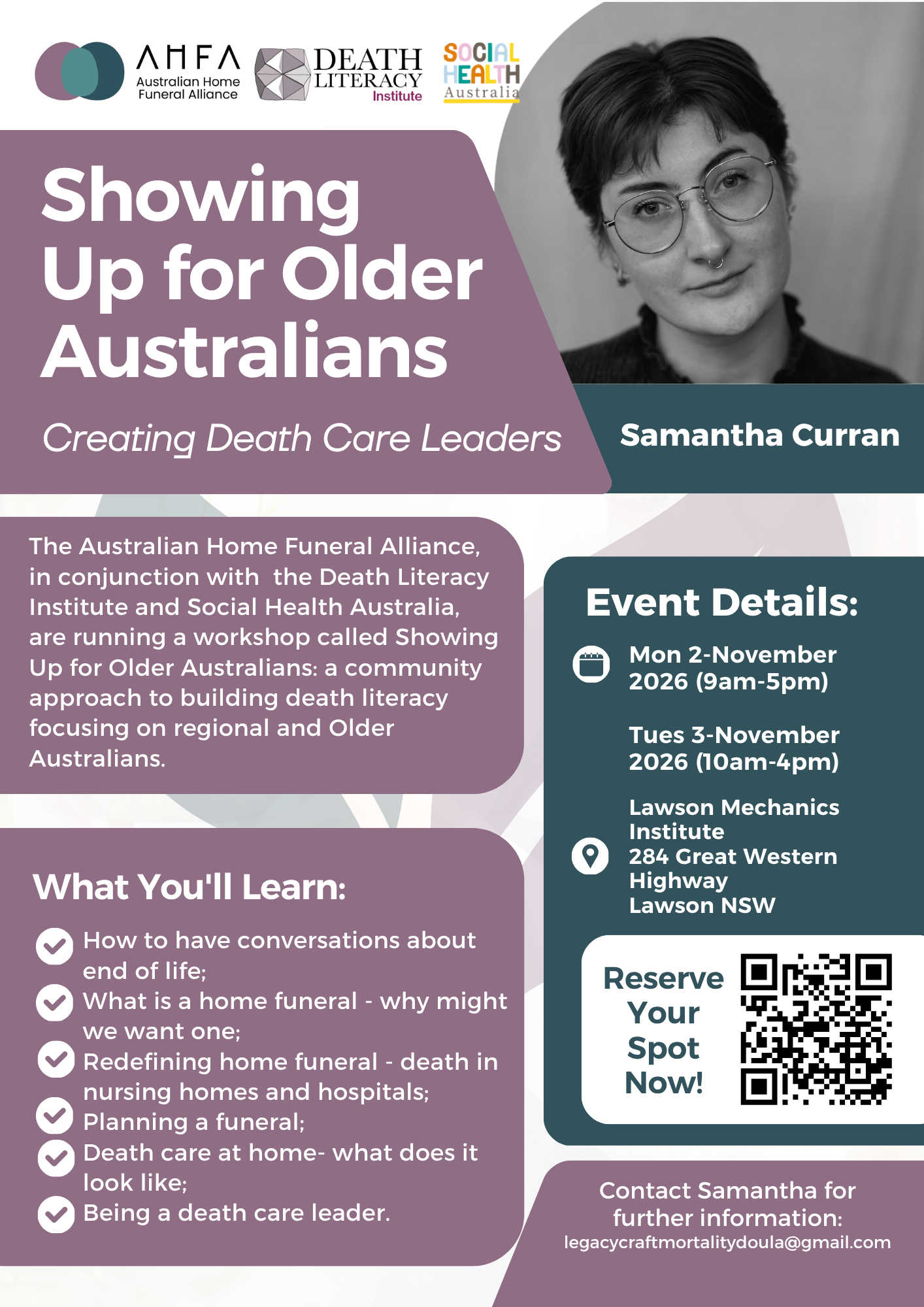 Showing Up For Older Australians: Creating Death Care Leaders