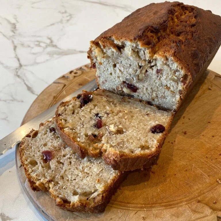 warm banana bread