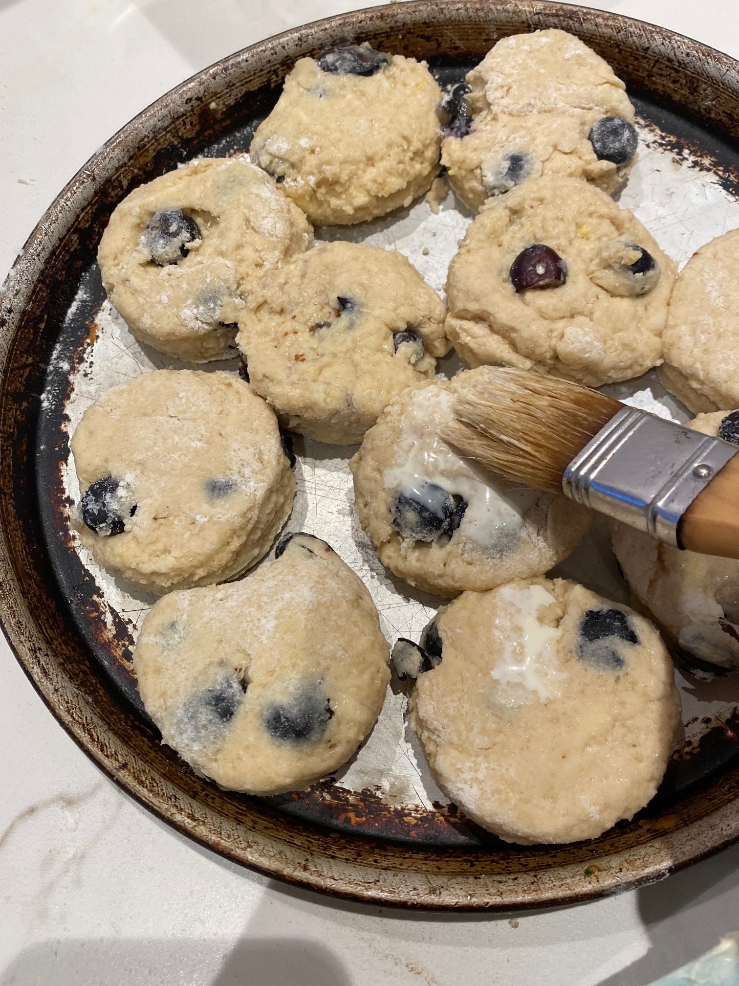 blueberry scones