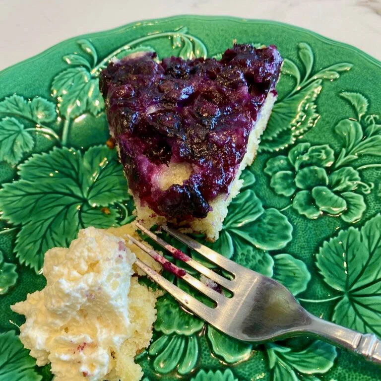 blueberry upside down cake
