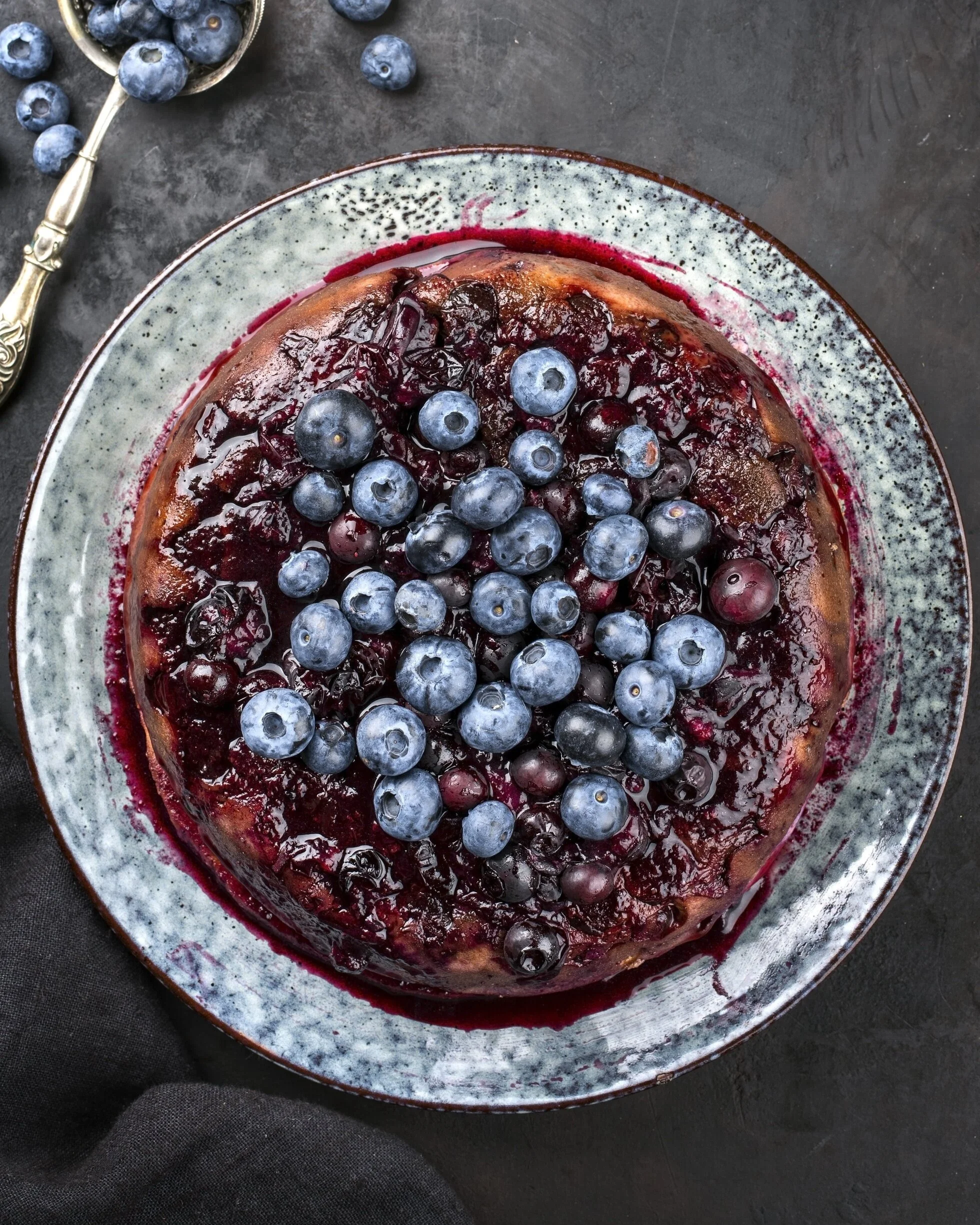 Blueberry Upside-Down Cake