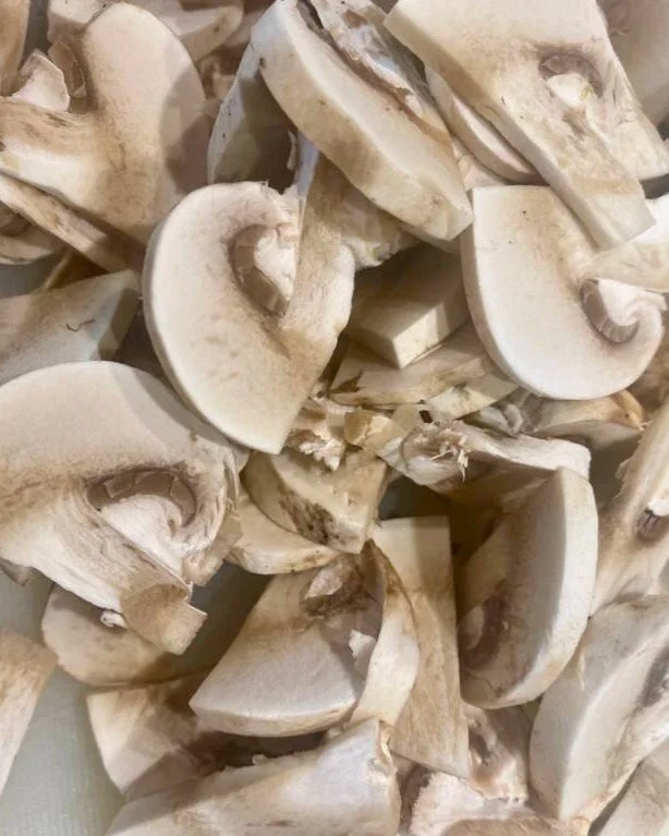 chopped mushrooms
