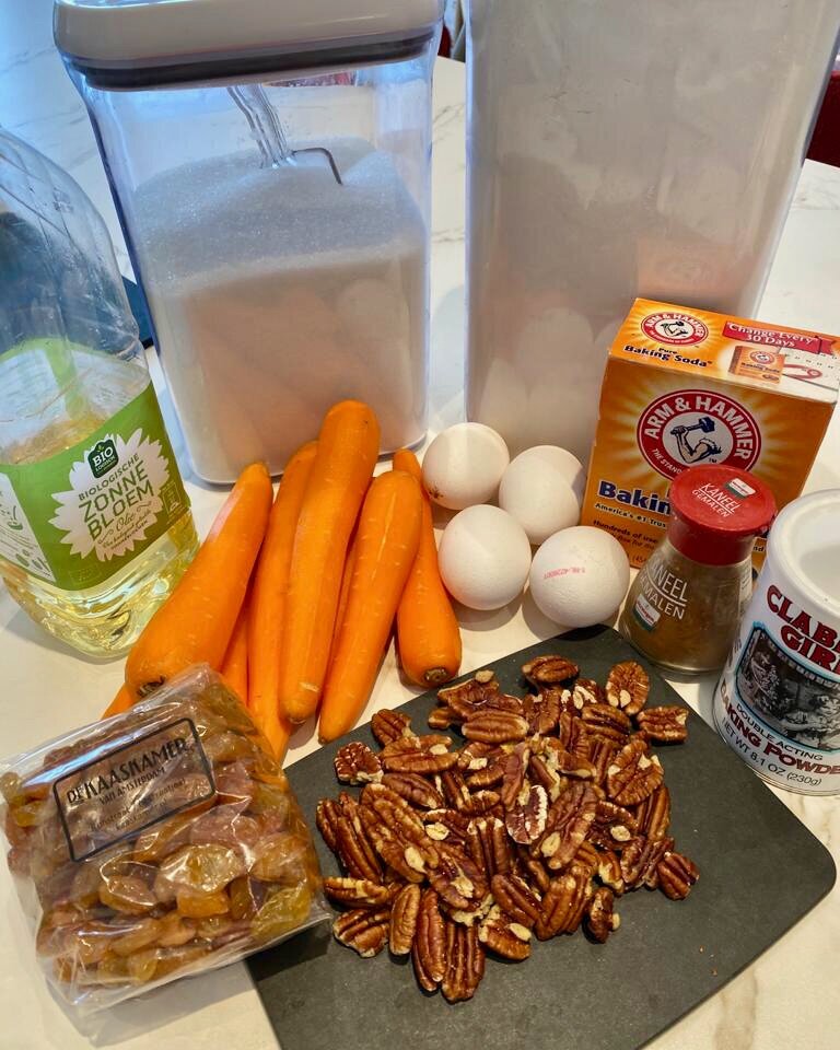 carrot cake ingredients