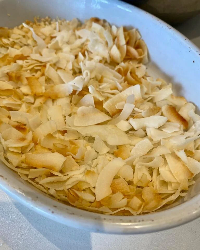 toasting coconut for icing