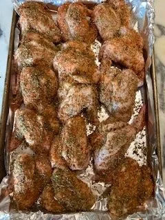 chicken wings salsas verde