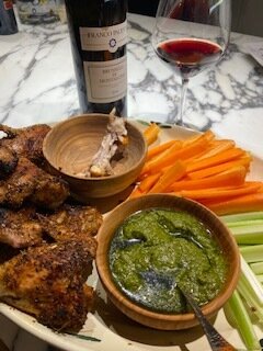 chicken wings salsa verde